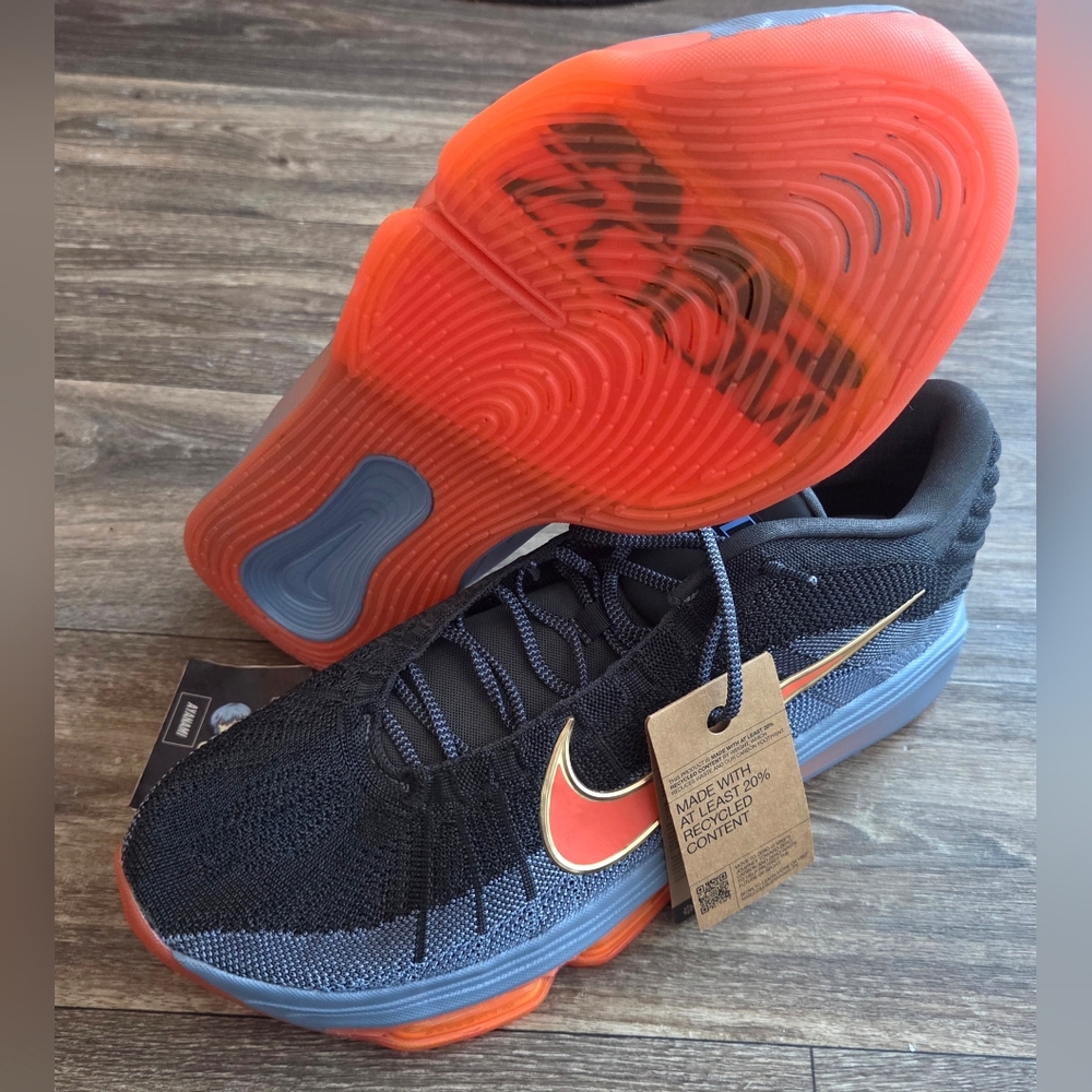 Nike GT Hustle 3 Swoosh Fly Anthracite Lt Wild Mango Size 18